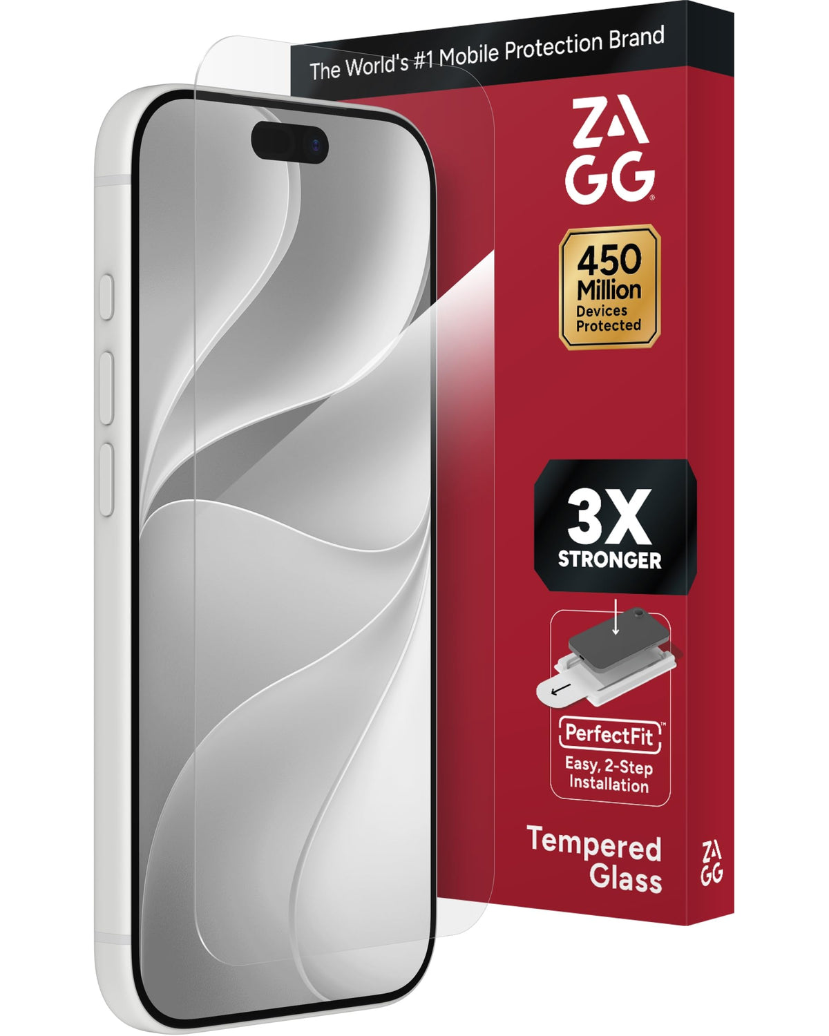 ZAGG Glass+ Screen Protector for iPhone 17