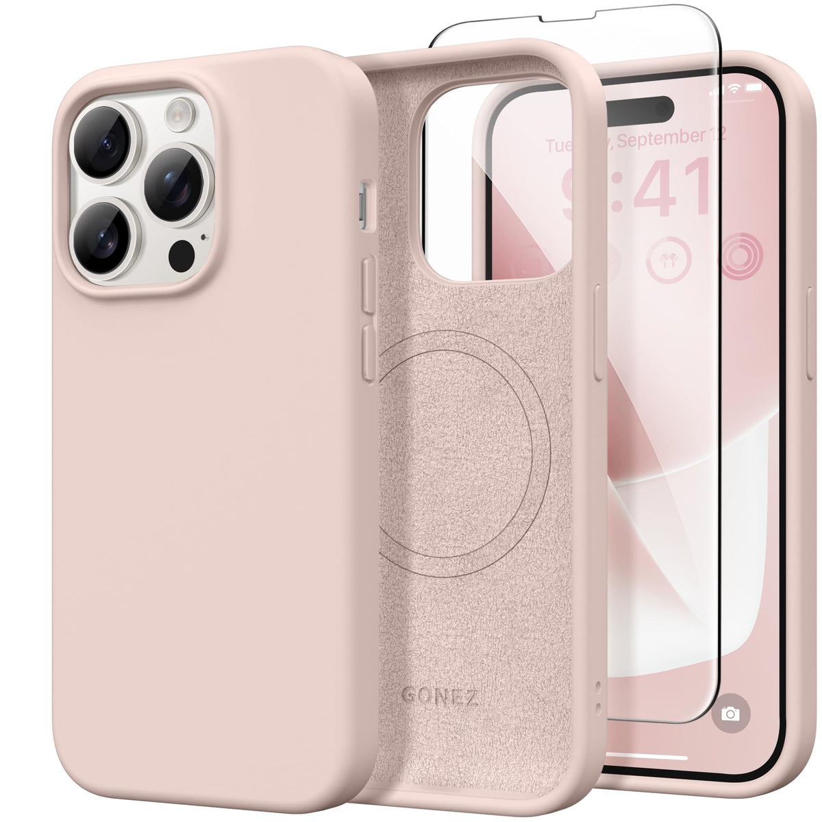 GONEZ for iPhone 18 Pro Max Case/iPhone 17 Pro Max Case, Mist Blue