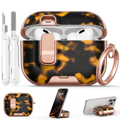 for AirPods Pro 2nd/1st Case (2023-2019)-Purple Bell Flower
