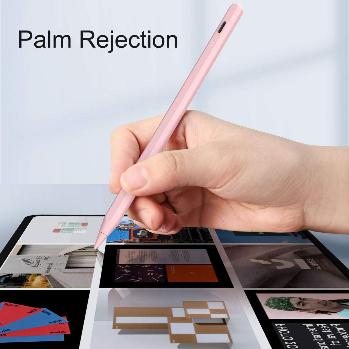 DIGIROOT iPad Pencil for 2018-2026, Plam Rejection Stylus Pen for iPad