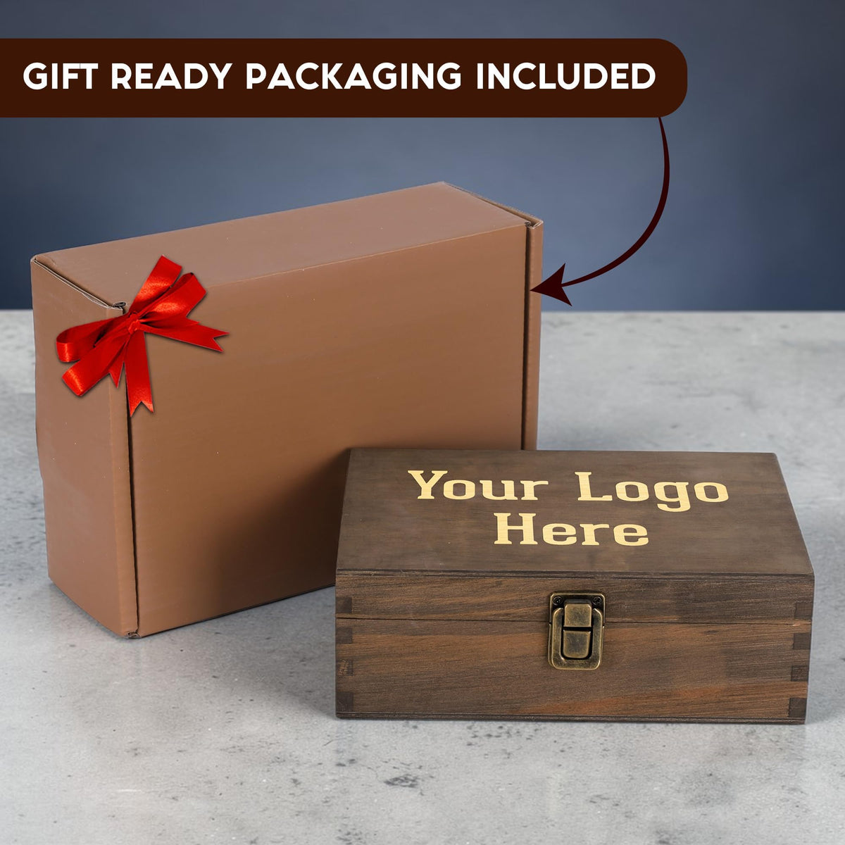 Personalized Wooden Keepsake Box, Custom Engraved Memory Box with Lid