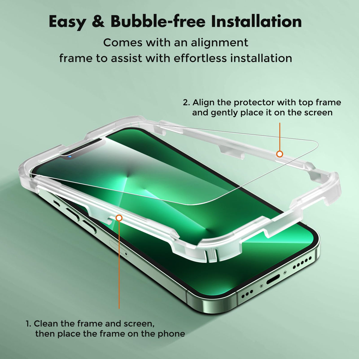 UNBREAKcable 2-Pack Screen Protector for iPhone 14 Plus/13 Pro Max