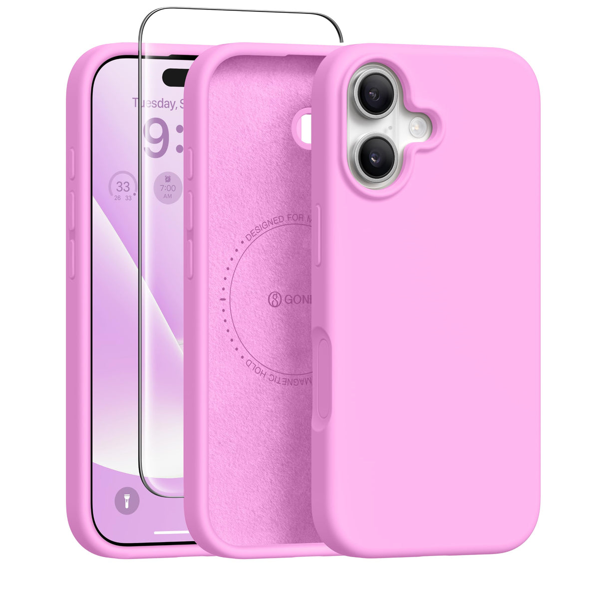 GONEZ for iPhone 18 Pro Max Case/iPhone 17 Pro Max Case, Mist Blue