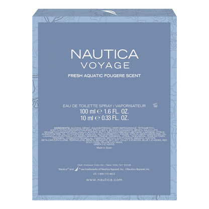 Nautica Voyage Eau de Toilette, Men's Fragrance, 3.3 fl oz