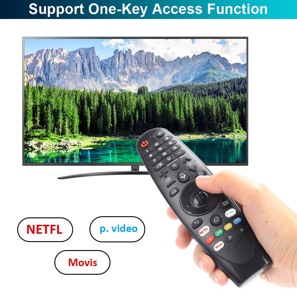 for-LG-Magic-Remote, Gvirtue Solar Voice Remote Control for-LG-Smart TV