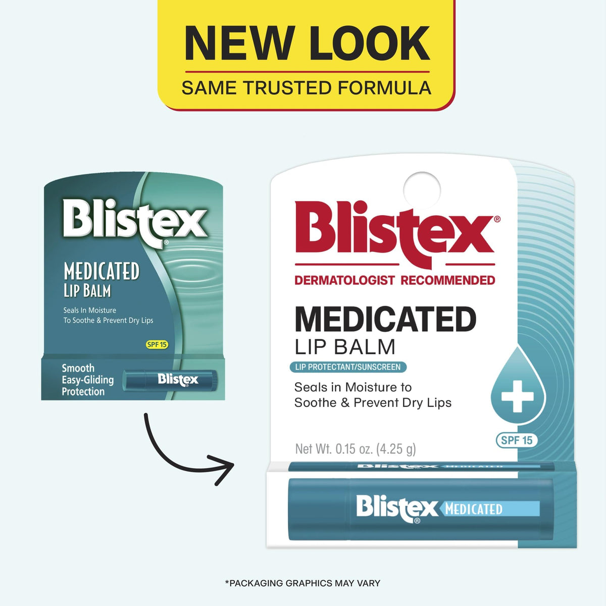 Blistex Medicated Mint Lip Balm, 0.15 Oz