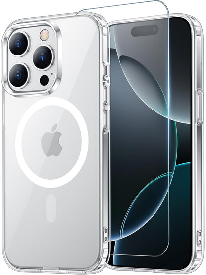 Temdan for iPhone AIR Case with Screen Protector Beige