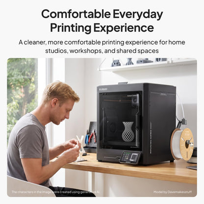 ELEGOO Rapid PETG 3D Printer Filament 1.75mm Black 1KG