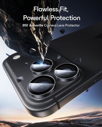 ESR for iPhone 17 Pro Max/17 Pro Camera Lens Protector, 1 Pack, Black