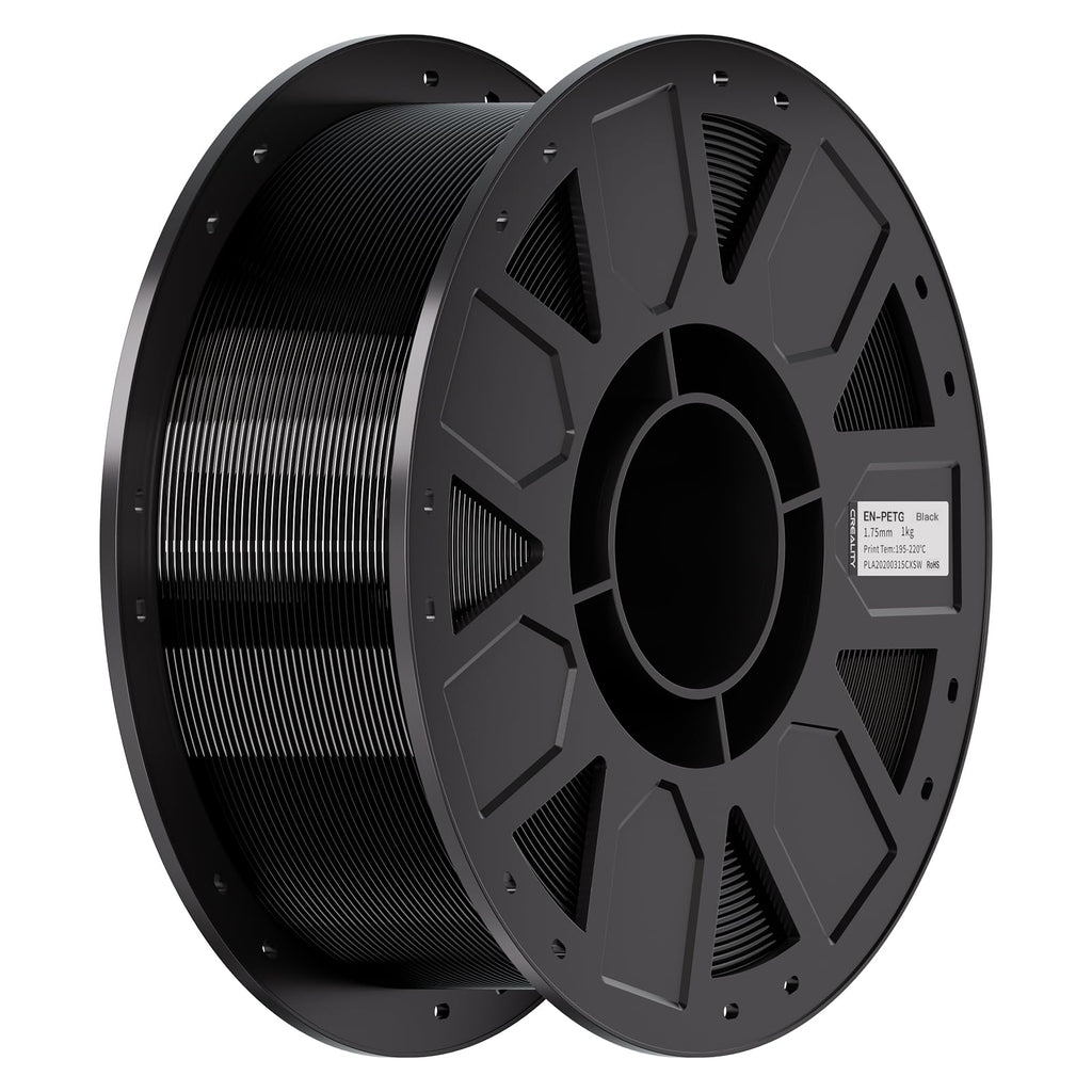 Creality PETG Filament 1.75mm 4KG, Black+White+Blue+Red, Total 4-Pack
