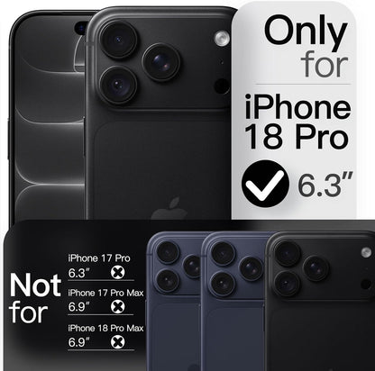 JETech Magnetic Slim Case for iPhone 18 Pro, Dark Cherry