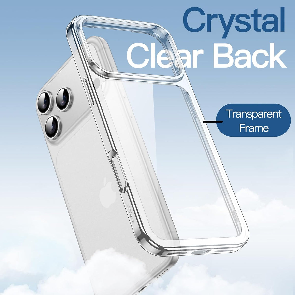 JETech Case for iPhone 17, Anti-Yellowing, Clear
