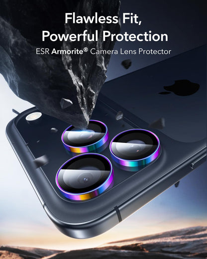 ESR for iPhone 17 Pro Max/17 Pro Camera Lens Protector, 1 Pack, Black