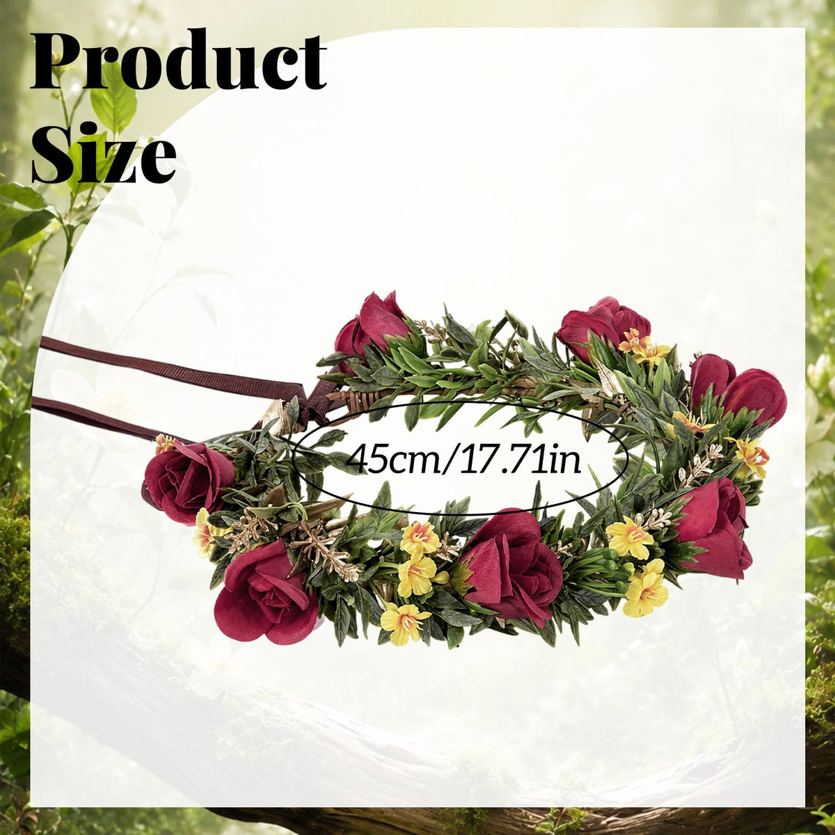 Pink Bohemian Flower Crown, Fairy Babys Breath Flower Headband