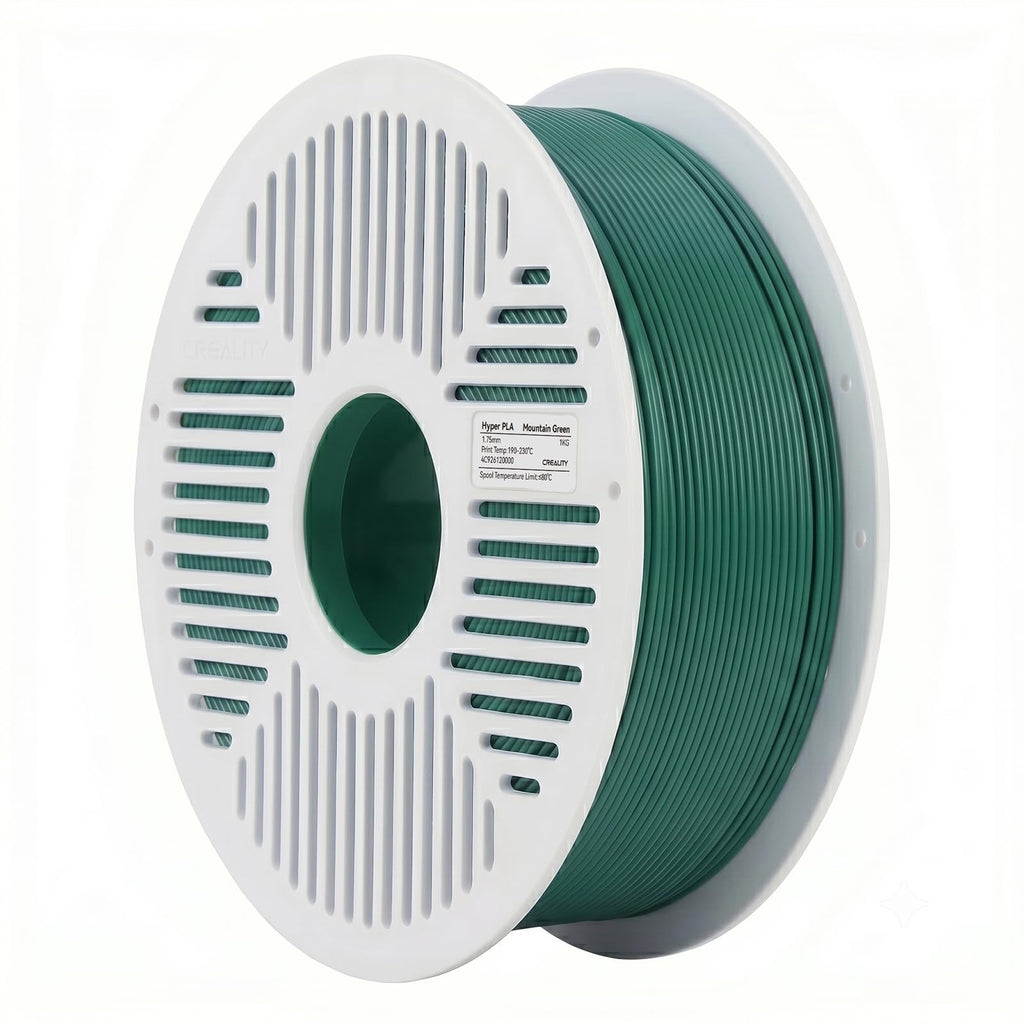 Creality Hyper PLA Filament RFID 1.75mm with Reusable Spool 1KG, High Speed Up to 600mm/s, White, 1-Pack