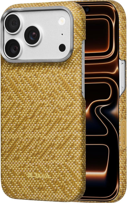 pitaka for iPhone 18 Pro Case 6.3" with Caseless Feeling, Abyss Blue