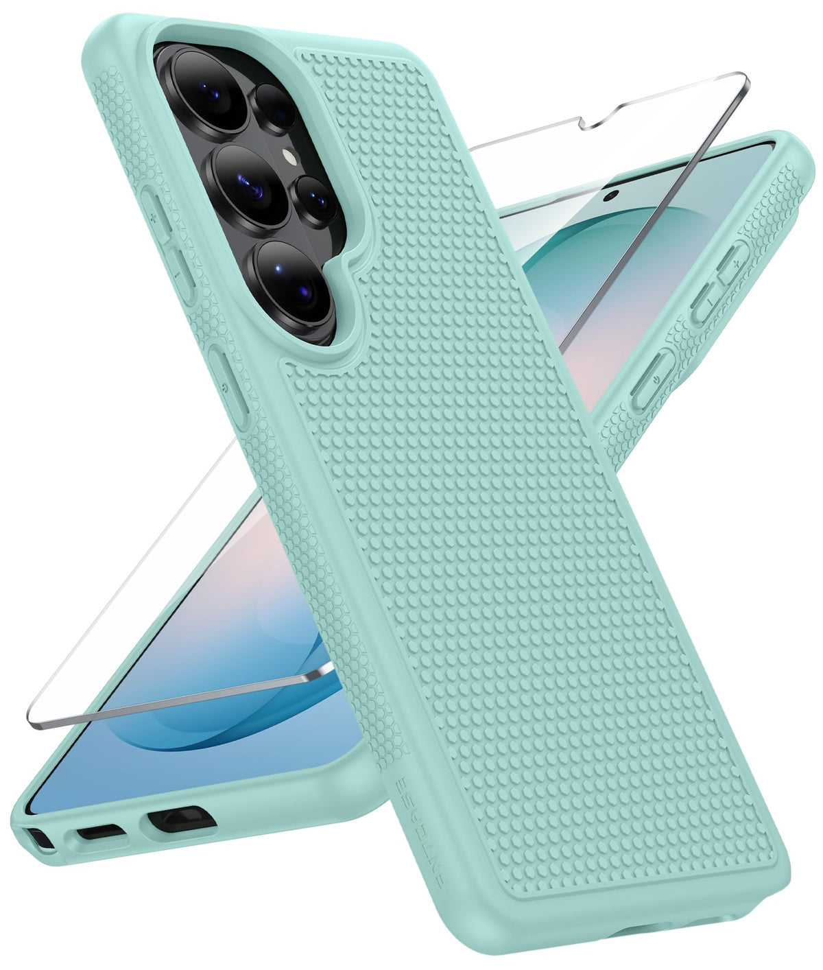 FNTCASE for Google Pixel 9a Case: Green Non Slip Textured