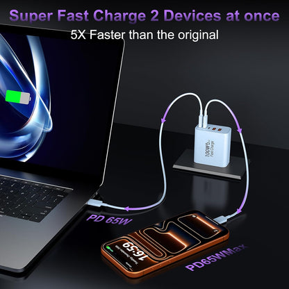 USB C Super Fast Charger Block, 100W USBC Charging Block Wall Plug Adapter
