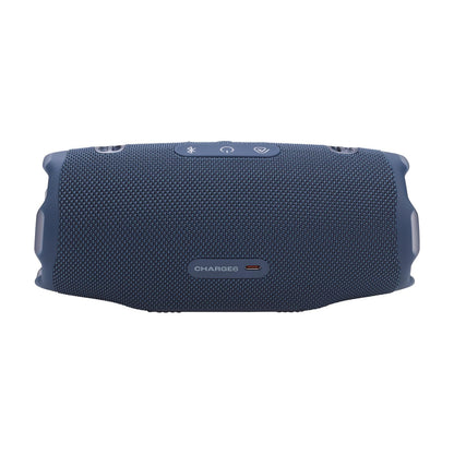 JBL Charge 6 Portable Waterproof Speaker with Powerbank and Strap - Black (Renewed)