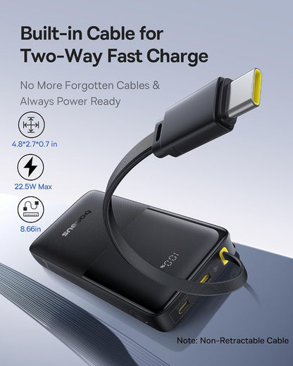 Baseus 100W USB C Charger and 22.5w 10000mah Portable Charger