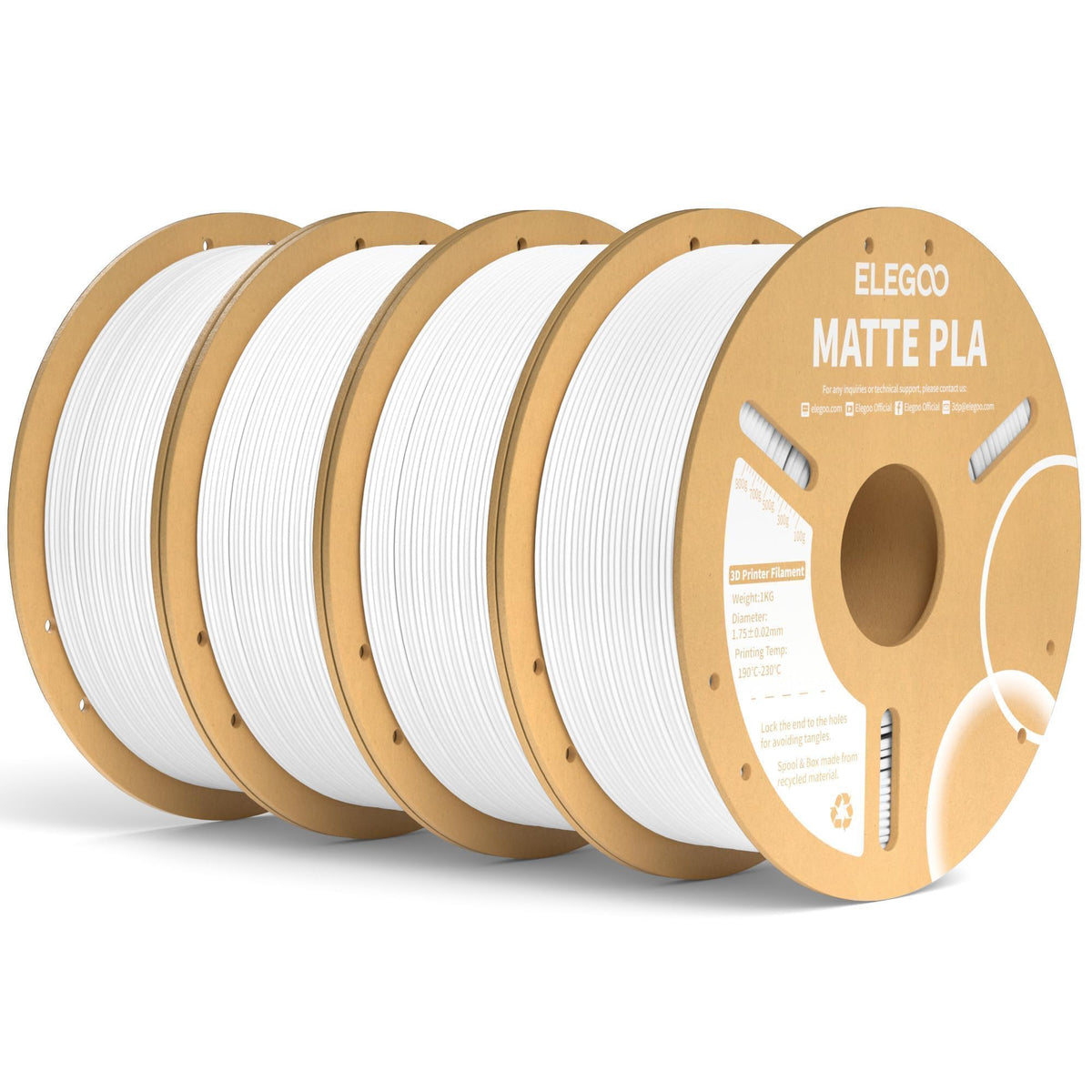 ELEGOO Matte PLA 3D Printer Filament Navy Blue 1KG 1.75mm