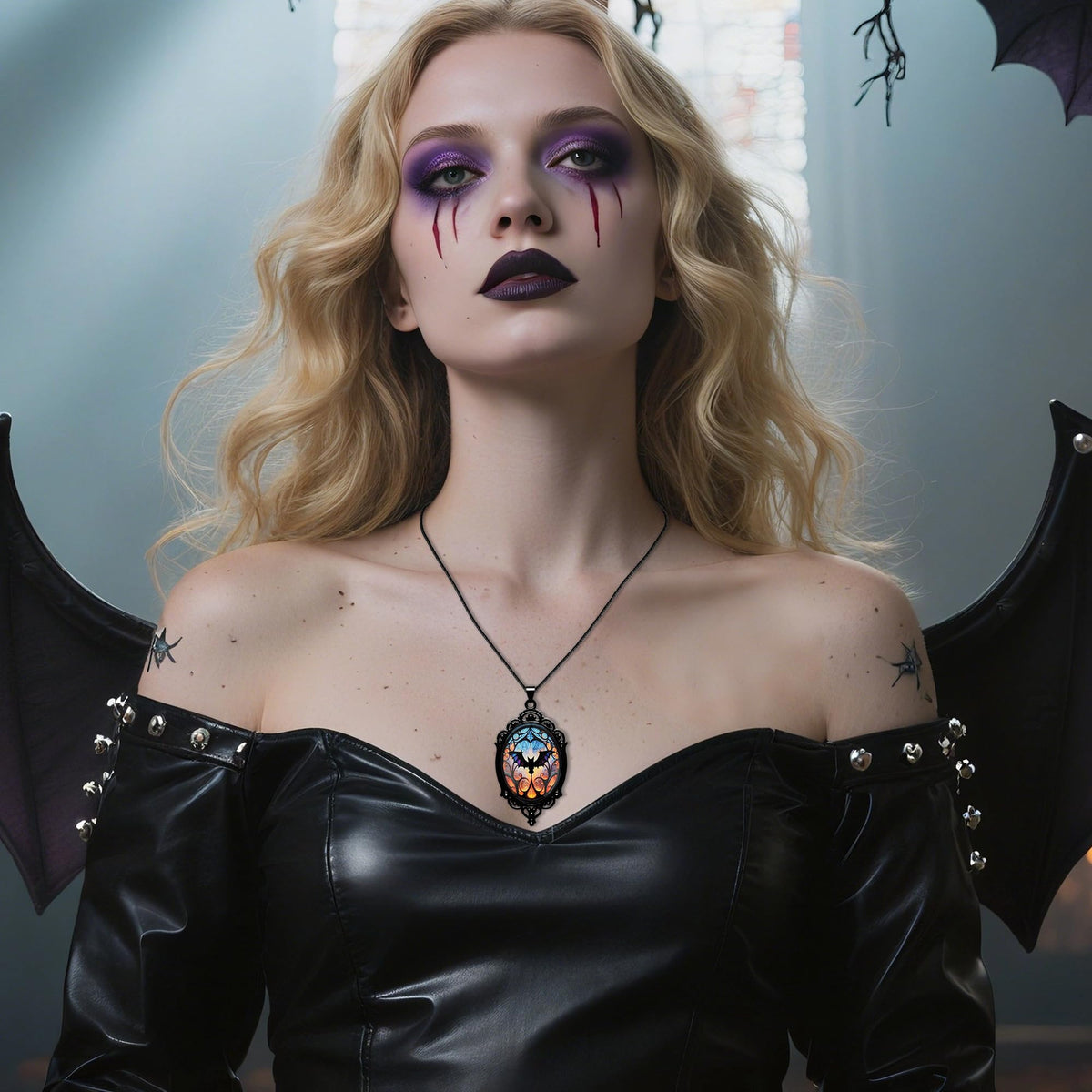 Gothic Necklace as Halloween Costume Jewelry for Women