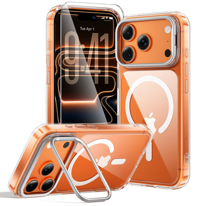 toushion 3 in 1 for iPhone 15 Plus Case Transparent