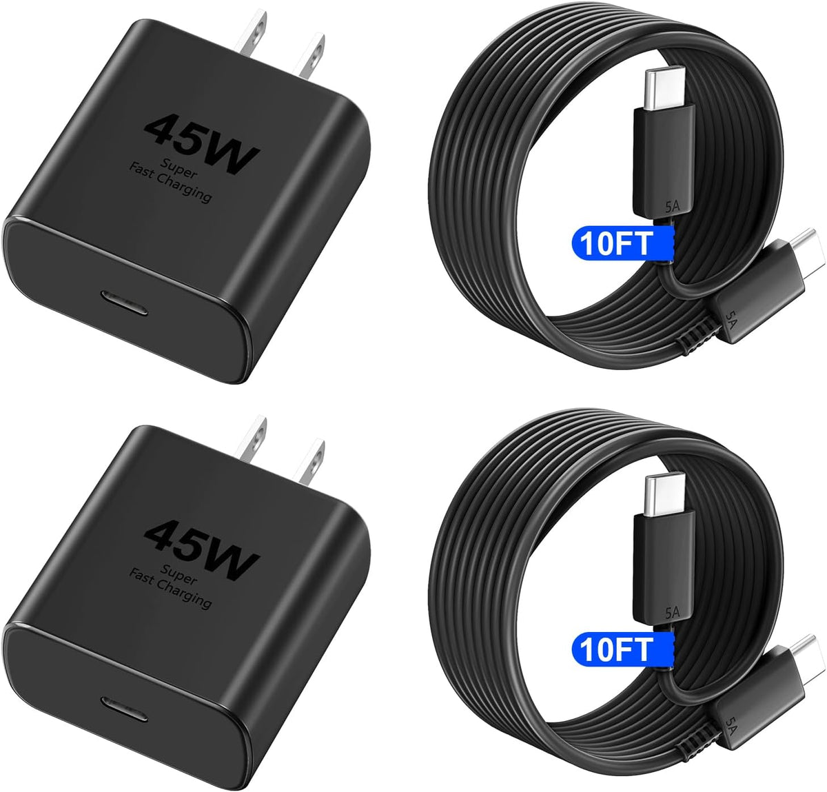 Phone 18 17 Pro Max Charger Fast Charging 45W USBC Phone Duo Fast Charger