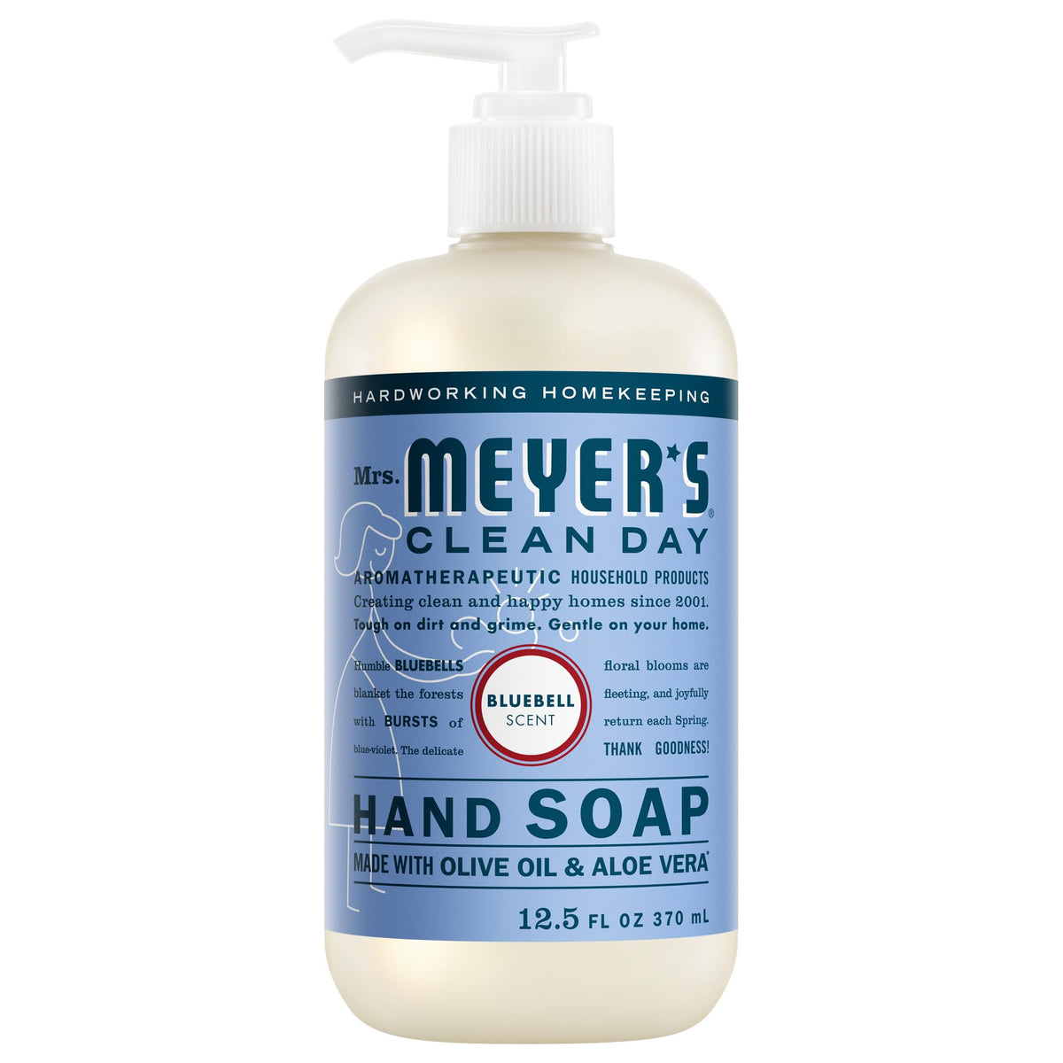 MRS. MEYER'S CLEAN DAY Liquid Hand Soap, Lemon Verbena, 12.5 fl oz, 3 Pack