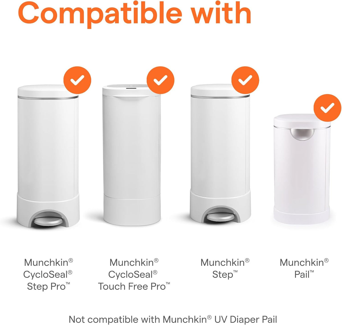 Munchkin Arm & Hammer Puck Diaper Pail Deodorizer, Lavender, 1 Count
