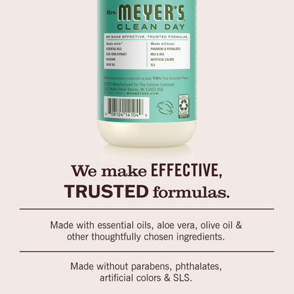 MRS. MEYER'S CLEAN DAY Liquid Hand Soap, Lemon Verbena, 12.5 fl oz, 3 Pack