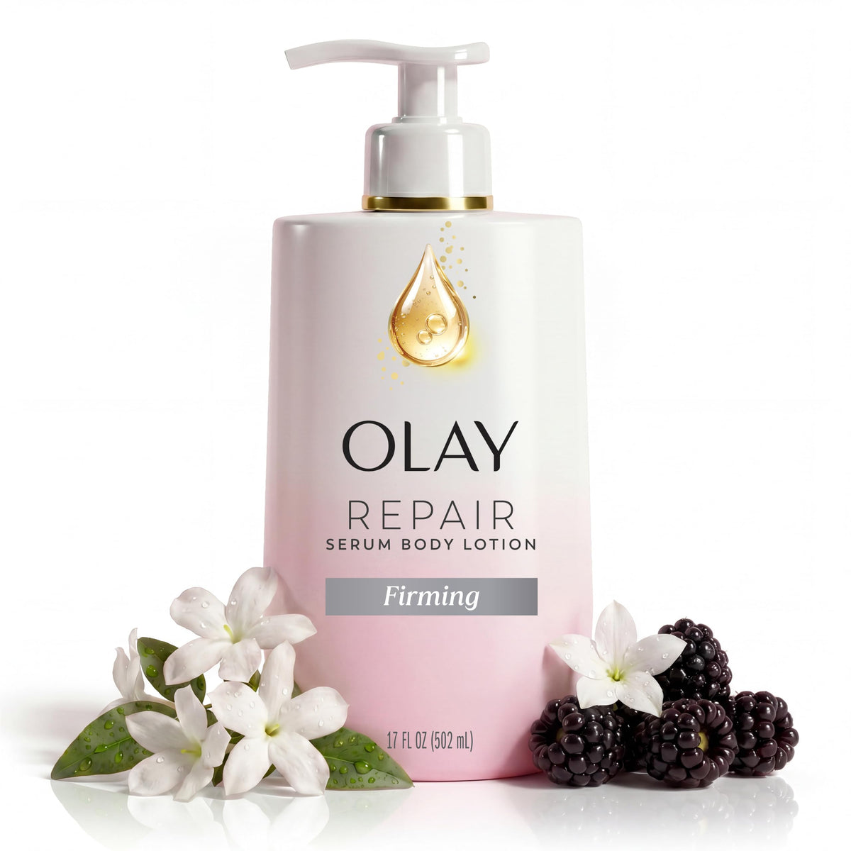 Olay Super Serum Hand & Body Lotion, Luminous & Resilient Skin, 17 fl oz