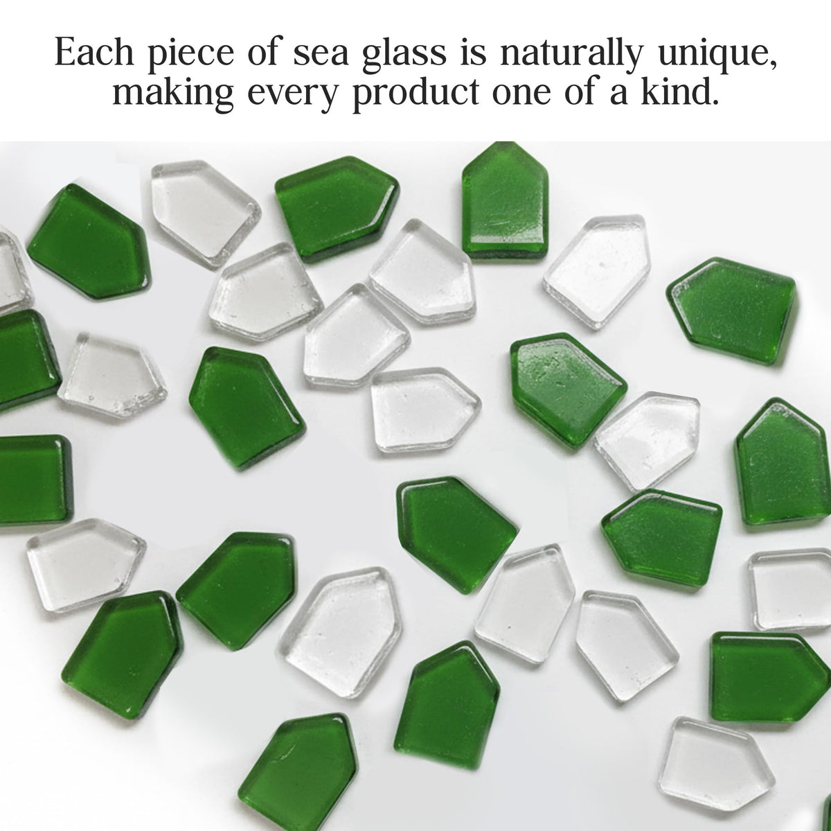 Real Sea Glass Friendship Ornament, for Women Birthday