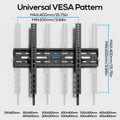 Fixed TV Wall Mount Bracket for 50 55 65 70 75 85 86 Inch TVs