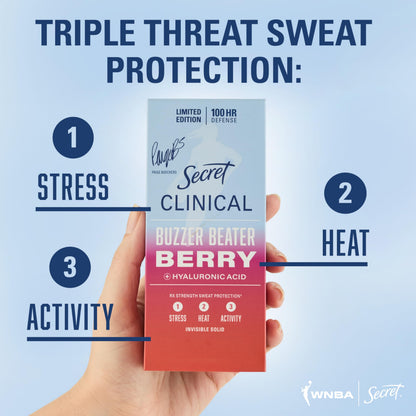 Secret Clinical Antiperspirant Deodorant for Women, Completely Clean 2.6 oz