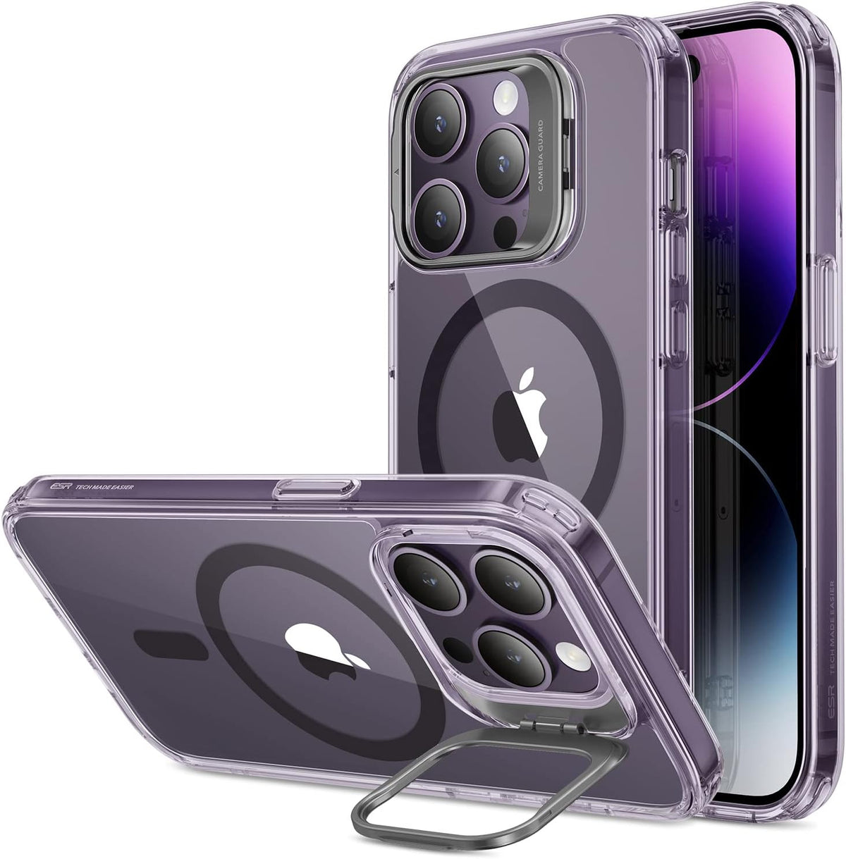 ESR Classic Hybrid for iPhone 18 Pro Max/17 Pro Max Case with Flex Stand