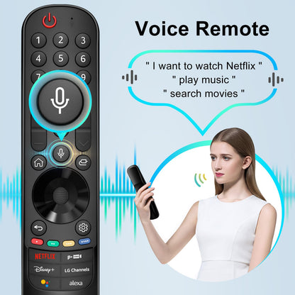 Replacement Remote Control for Hisense Smart Google TV，for Hisense UHD 4K ULED Google TVs