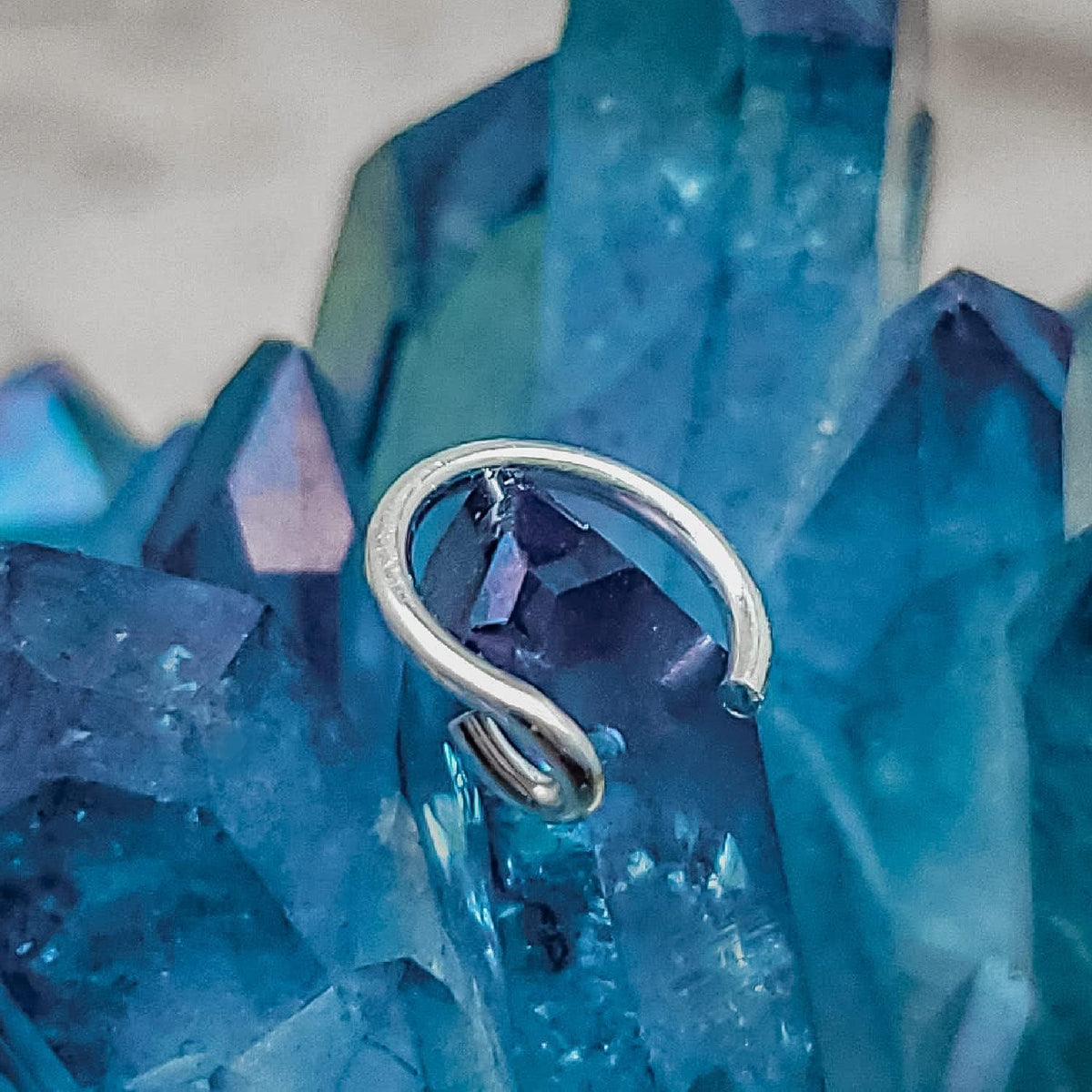 925 Sterling Silver or 14k Gold Filled Fake Clip on Nose Ring