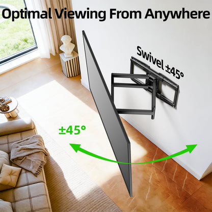 USX Mount Full Motion TV Wall Mount for 42-90 inch TV Holds up to 132lbs