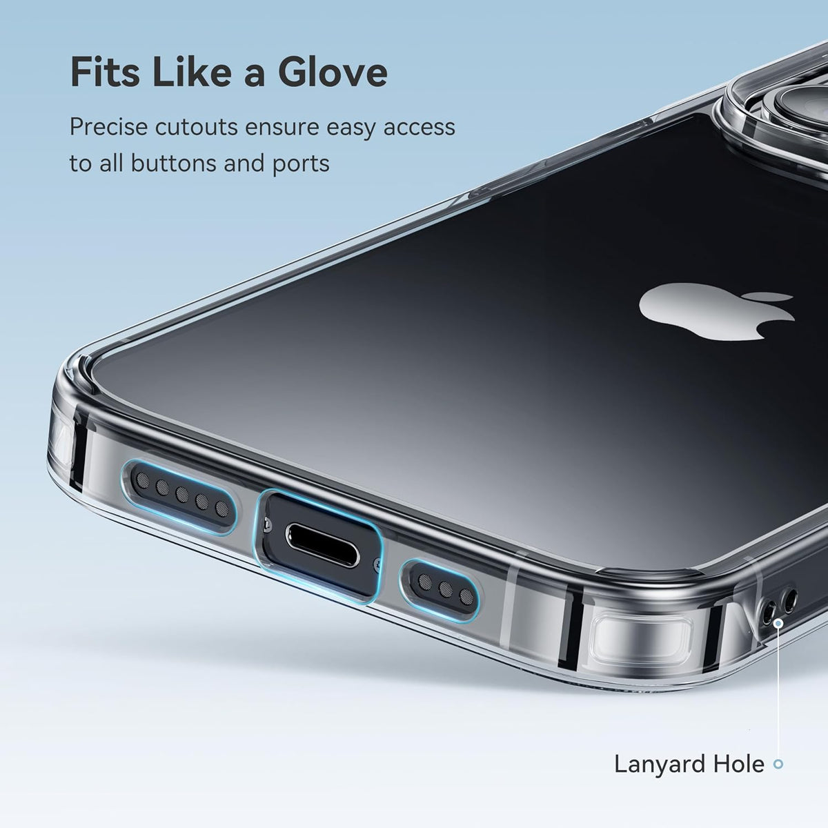 CASEKOO for iPhone Air Case, Crystal Clear, Patented Anti-Yellowing, Slim