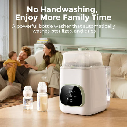 Momcozy KleanPal Pro All-in-One Bottle Washer, Sterilizer & Dryer - White