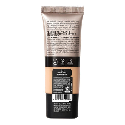 e.l.f. Soft Glam Satin Foundation, Medium Coverage, 43 Tan Cool