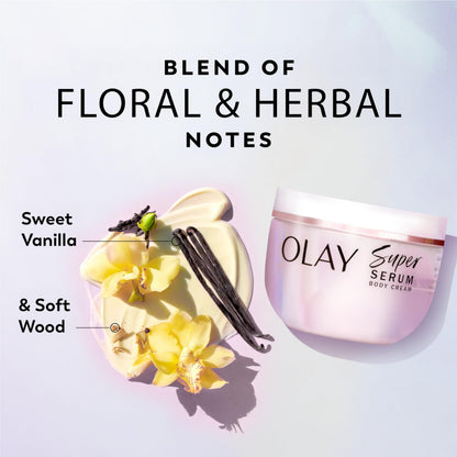 Olay Super Serum Hand & Body Lotion, Luminous & Resilient Skin, 17 fl oz