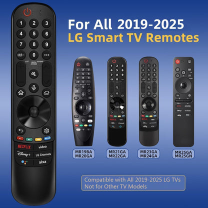 Replacement for LG TV Remote, for All 2019-2025 LG Remote Control for Smart TV with Voice and Pointer Function, for LG Magic Remote. 1-Year Warranty.