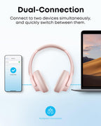 soundcore by Anker Q20i Hybrid Active Noise Cancelling Headphones, Black