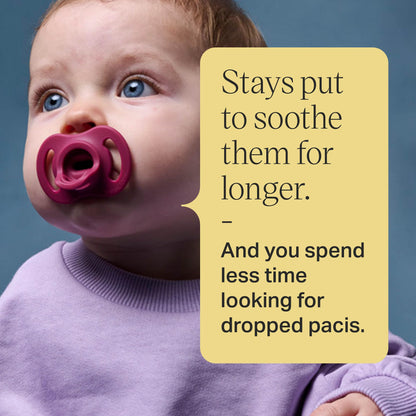 Tommee Tippee Ultra-Light StayPut Pacifier, 0-6m, 4 Count