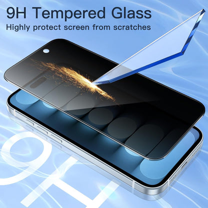 JETech Privacy Screen Protector for iPhone 16 Pro Max, 2-Pack