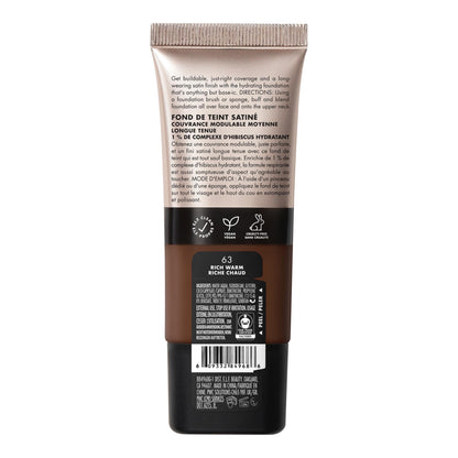 e.l.f. Soft Glam Satin Foundation, Medium Coverage, 43 Tan Cool