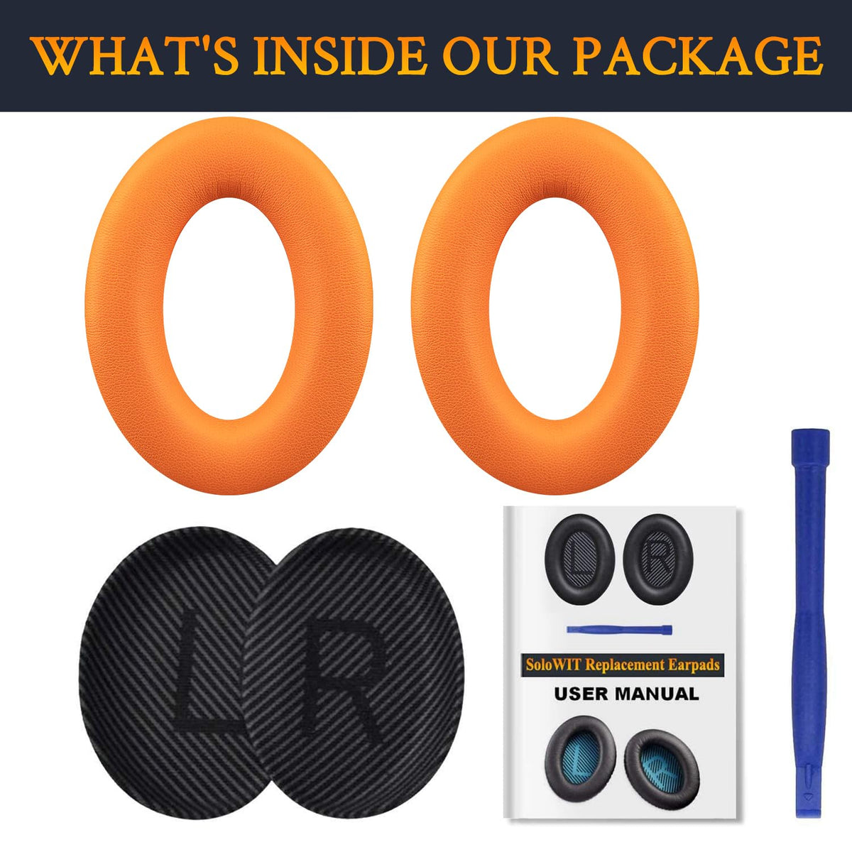 Earpads for Bose QC35 & QC35 ii - Black