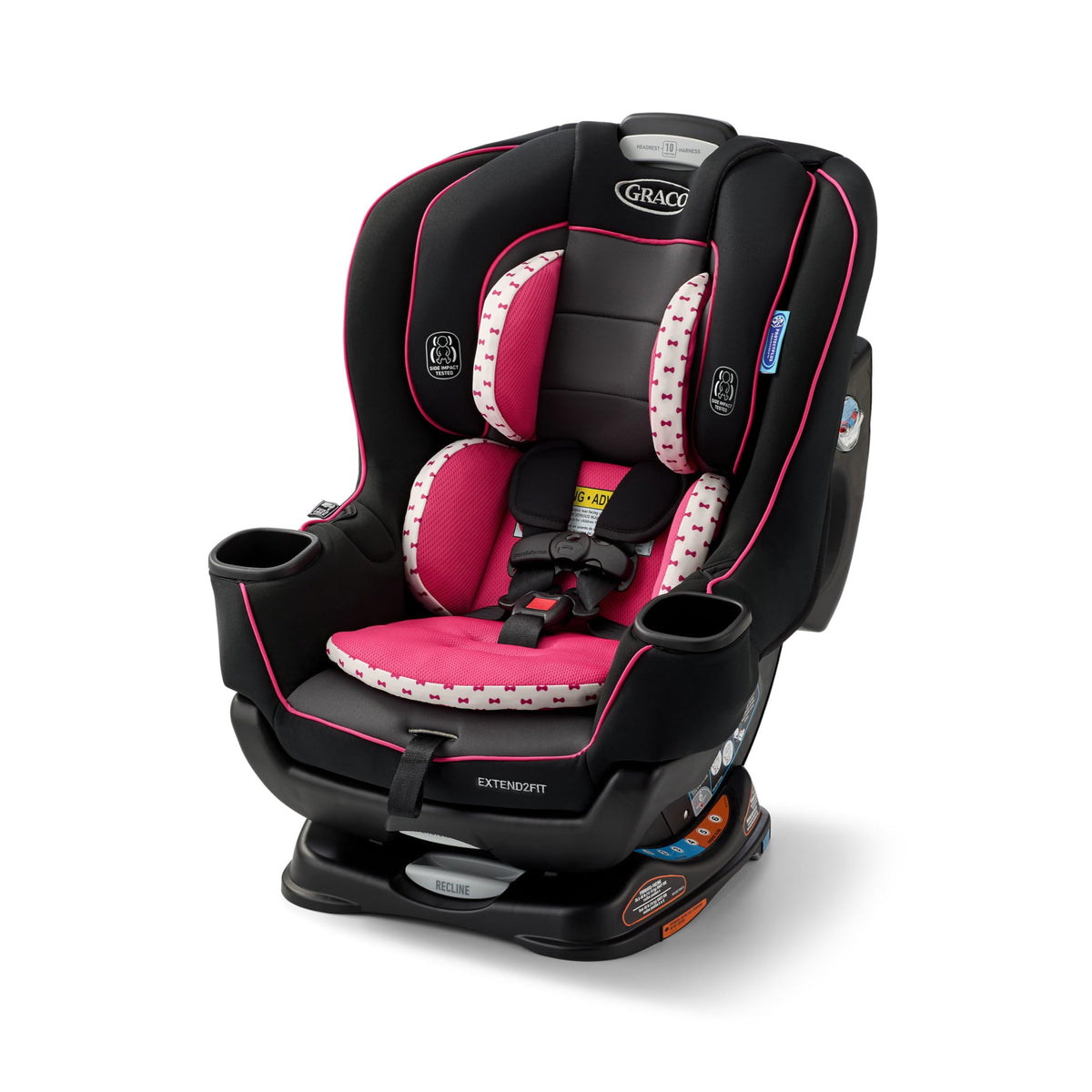 Graco Extend2Fit 2-in-1 Convertible Car Seat, Gotham